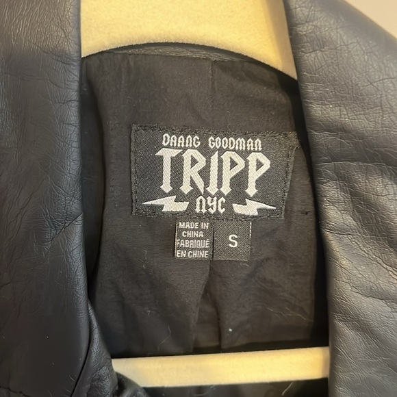 TRIPP NYC Leather biker jacket - Picture 3 of 4